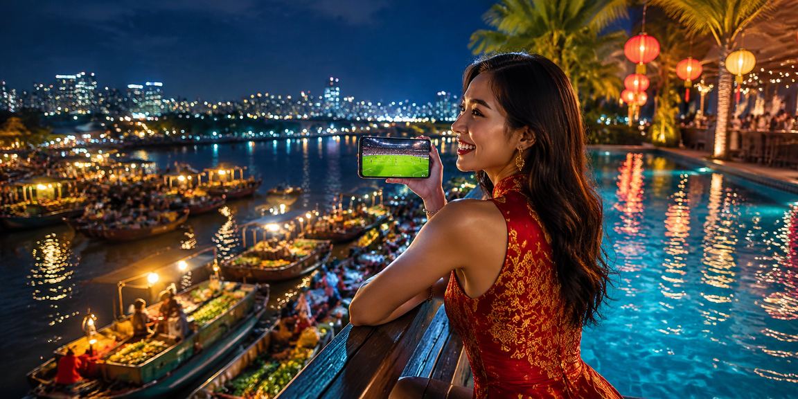 Lễ hội cá cược bóng đá tại Cần Thơ với người dùng thực hiện giao dịch thanh toán trên điện thoại
